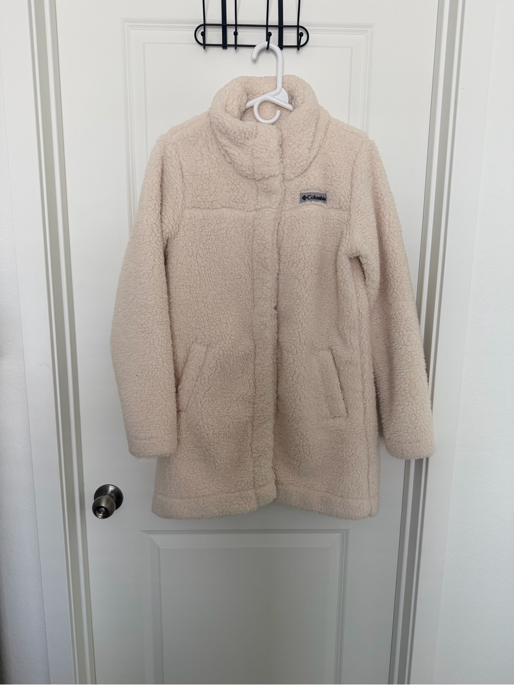 NWOT Columbia womans Cream Sherpa Fleece Jacket - Picture 3 of 7